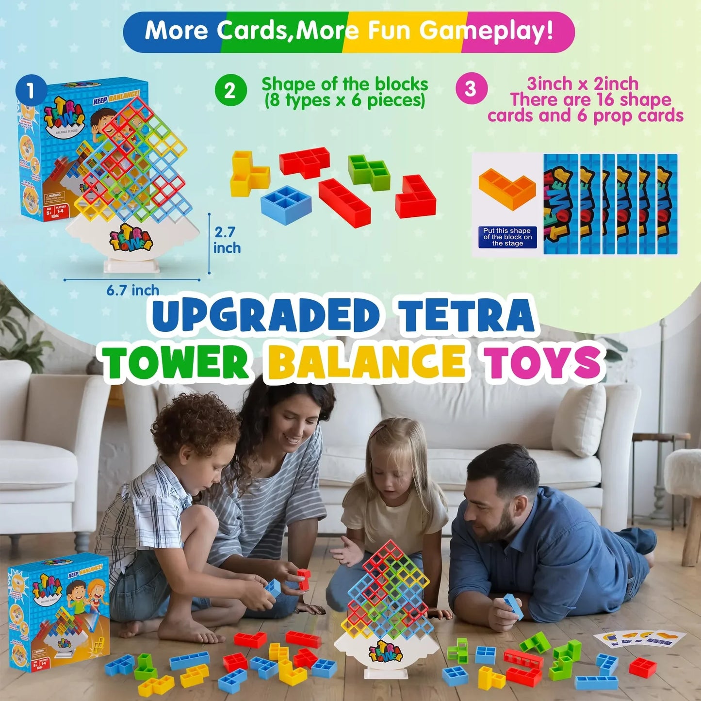 TetraTower® Tower Building Game