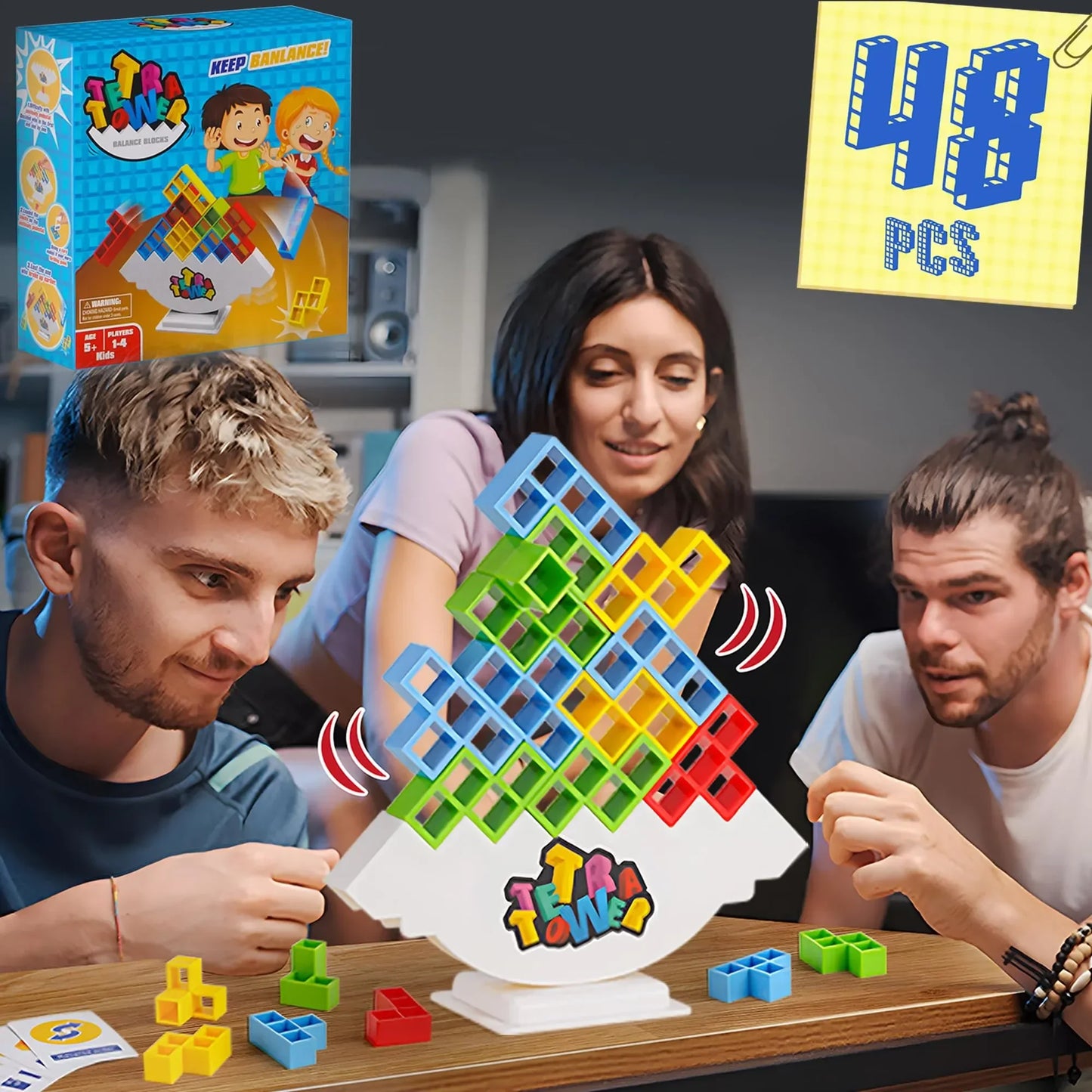 TetraTower® Tower Building Game