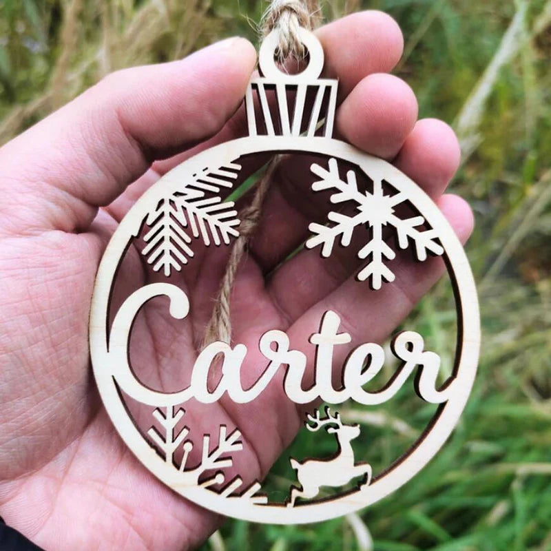 Custom Christmas Name Ornament