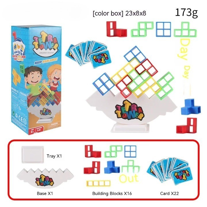 TetraTower® Tower Building Game
