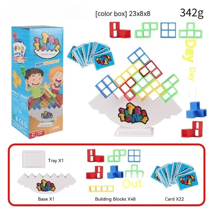 TetraTower® Tower Building Game