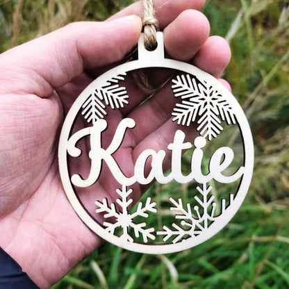 Custom Christmas Name Ornament