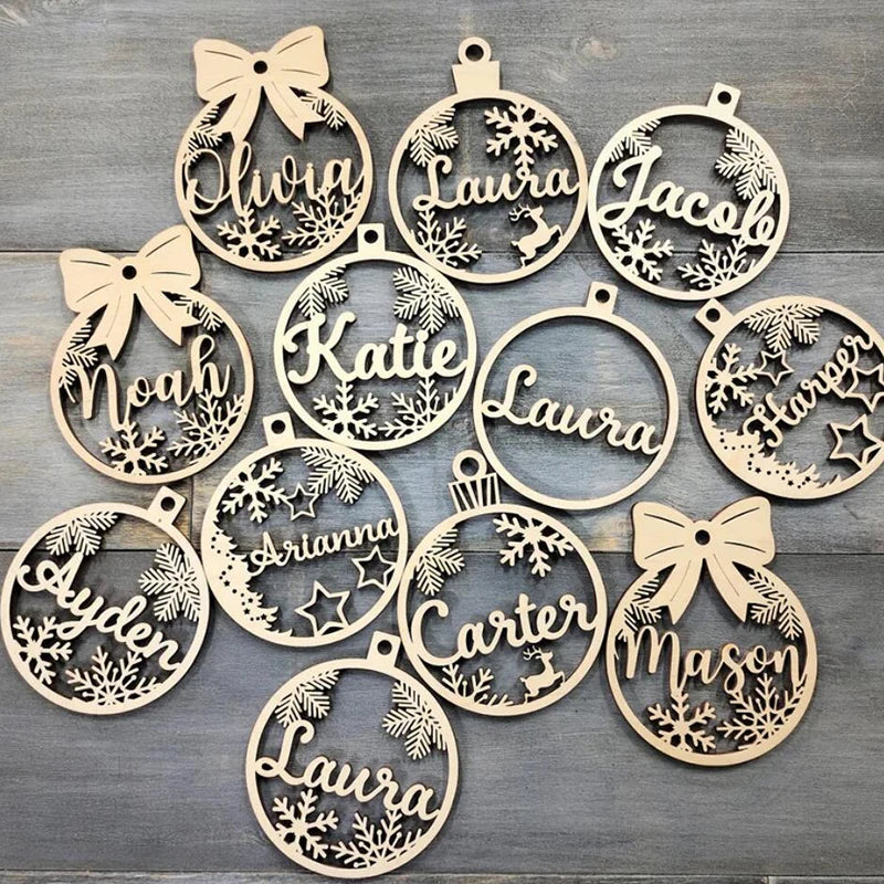 Custom Christmas Name Ornament