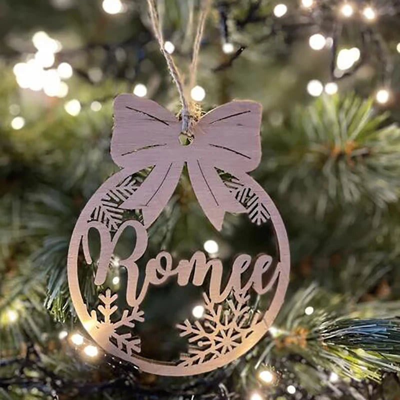 Custom Christmas Name Ornament