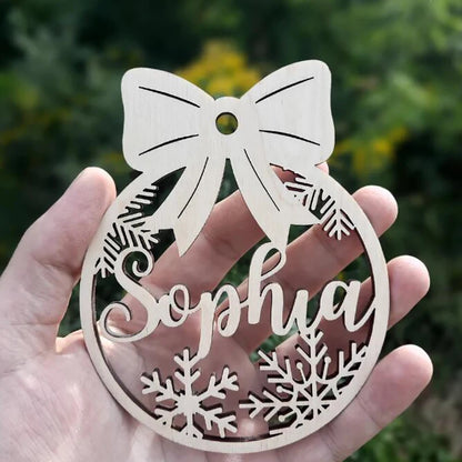 Custom Christmas Name Ornament