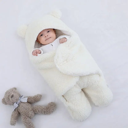 SnugDream Newborn Fleece Swaddle Blanket