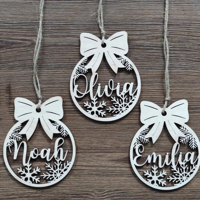 Custom Christmas Name Ornament