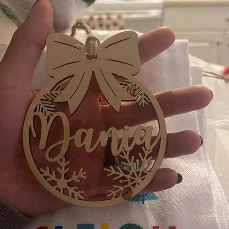 Custom Christmas Name Ornament