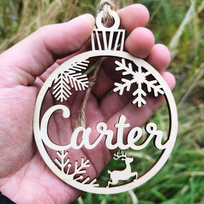 Custom Christmas Name Ornament