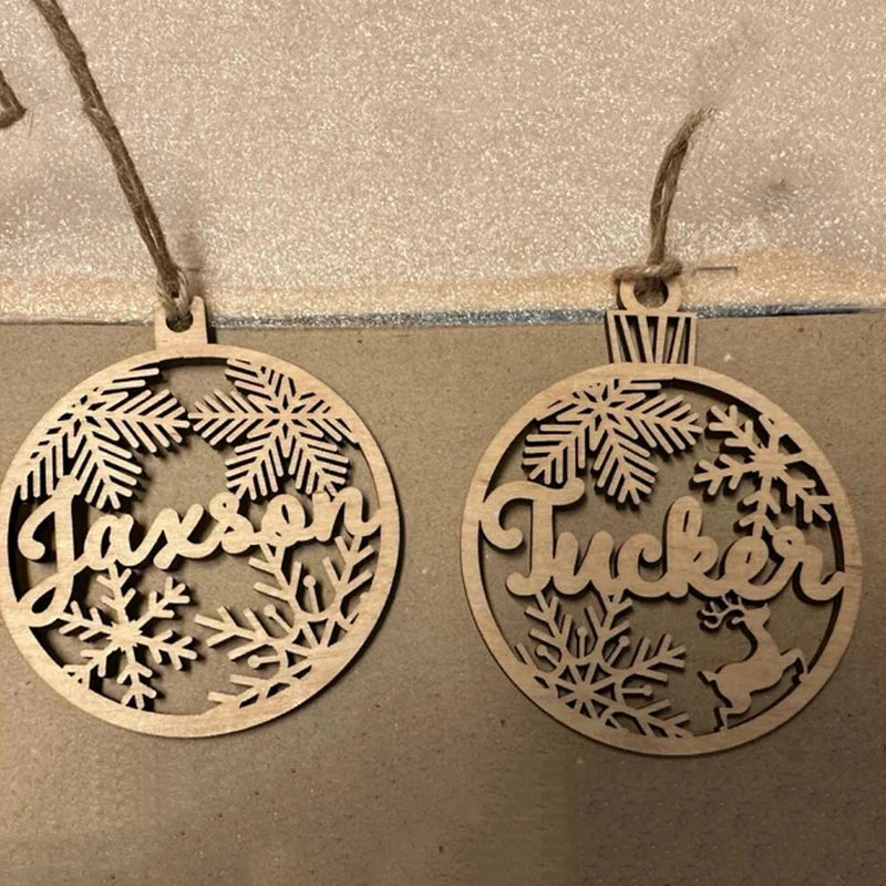 Custom Christmas Name Ornament