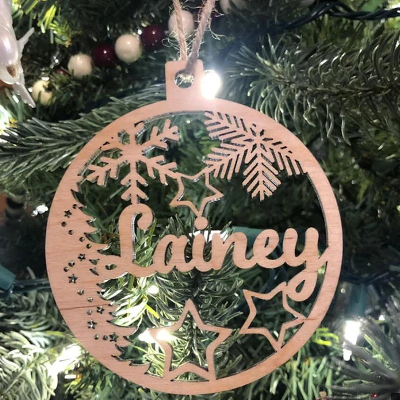 Custom Christmas Name Ornament